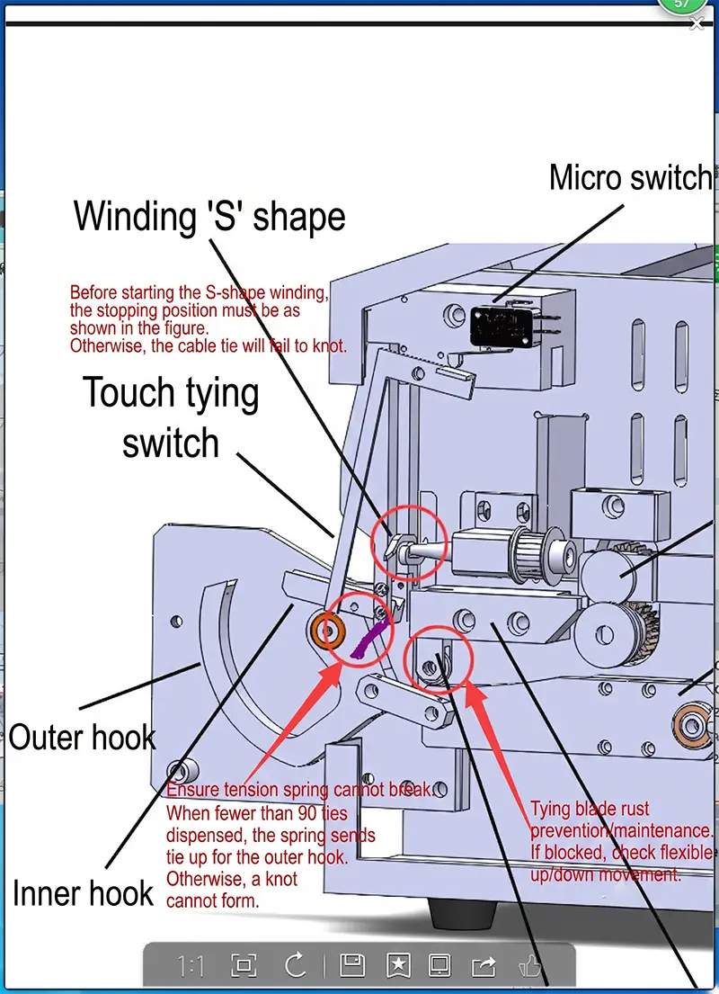 Manual de Operación de Pantalla Táctil para Máquina Automática de Enrollado y Atado de Cables Serie JW-CRT