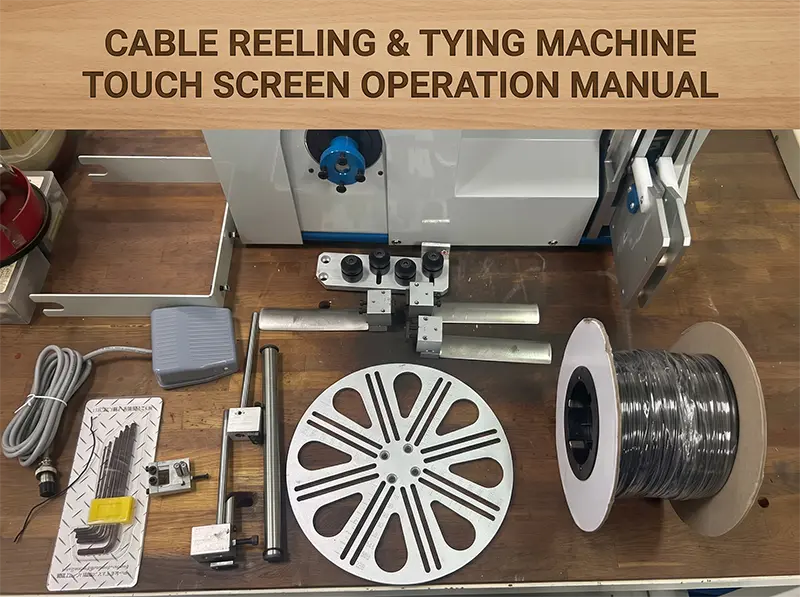 Manual de Operación de Pantalla Táctil para Máquina Automática de Enrollado y Atado de Cables Serie JW-CRT