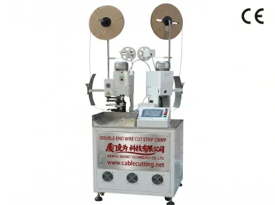 Máquina Automática de Corte, Pelado y Prensado para Cable Doble Extremo - Wire Cut Strip Crimp Machine