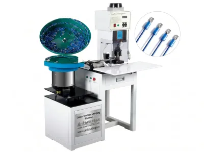 Máquina Engarzadora de Terminales Sueltos con Alimentación Vibratoria WPM-160