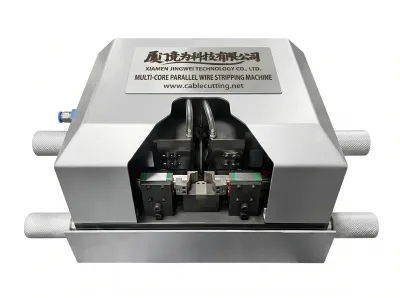 Peladora Automática de Cables Paralelos Multinúcleo WPM-012 - Máquina Semiautomática de Cepillado de Cables