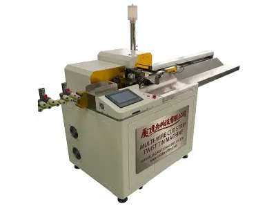 Máquina Automática de Corte, Pelado, Torsión y Estañado Multihilo WPM-SZ-02