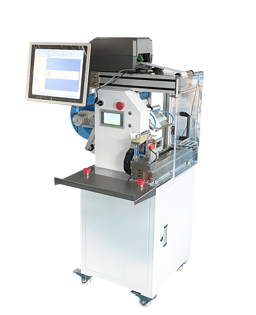 Máquina Semiautomática de Plegado y Etiquetado de Alambre JW-T107