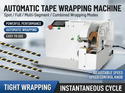 Máquina Envolvedora de Cinta con Pantalla Táctil para Arneses WPM-303