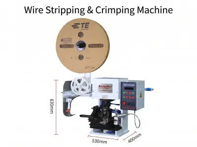 Máquina Automática de Pelado y Engarce de Cables WPM-2008A2