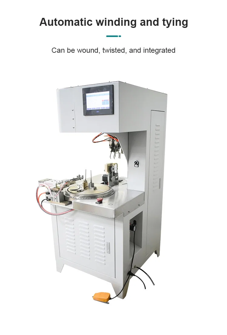 Máquina de bobinado y atado de alambre de 8 formas, alambre de la máquina de bobinado, máquina de bobinado de alambre automático, máquina de encuadernación de bobinado de cable