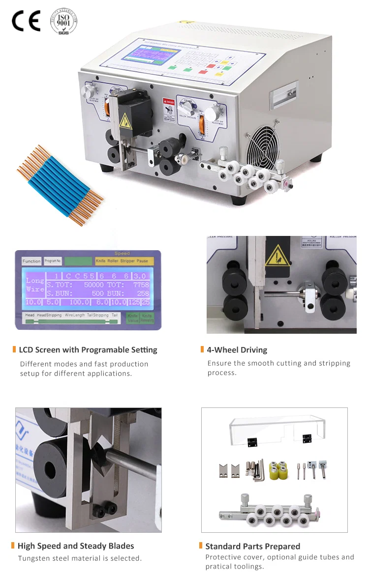 Máquina peladora y cortadora de alambre, Máquina peladora de corte de alambre, Máquina para cortar y pelar alambres, Máquina automática de corte y pelado de alambre Produc