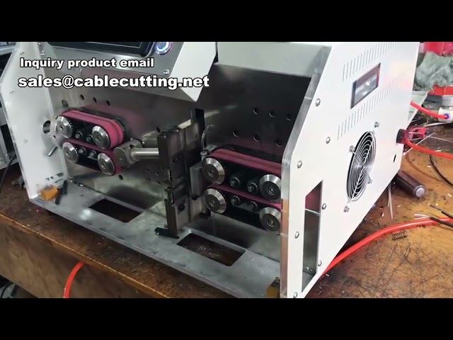 Máquina Peladora de Cables Eléctrica Automática para Cable Coaxial | Alta Precisión