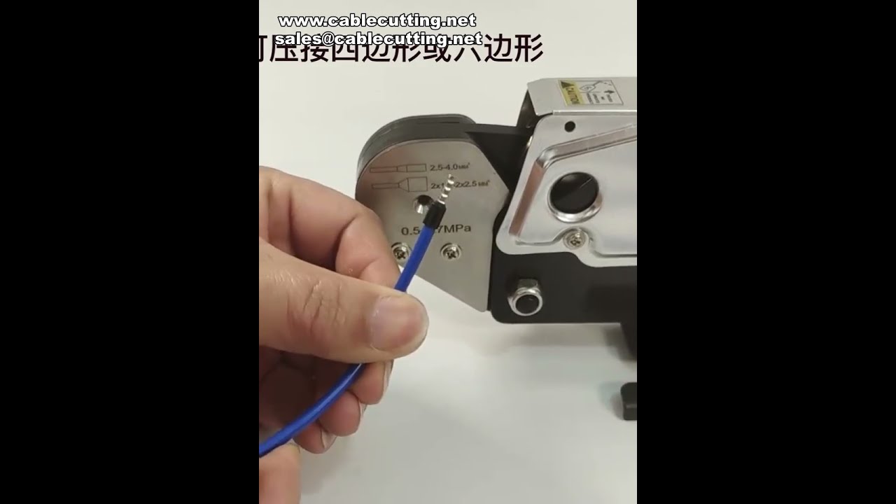 Máquina de Crimpado Neumática Ajustable para Terminales de Tubería #fábrica #máquina #bricolaje