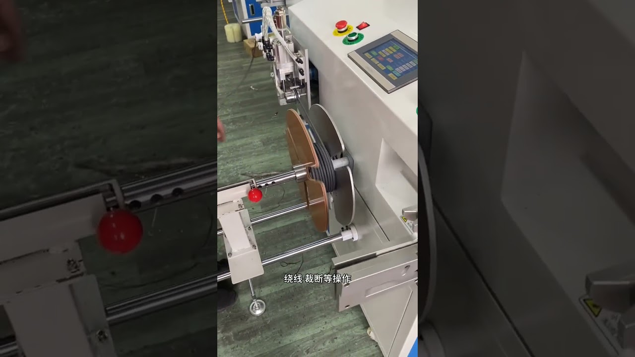 Máquina Automática de Conteo, Travesía, Bobinado, Corte y Atado para Cables de 1-15mm, División de Rollos Grandes
