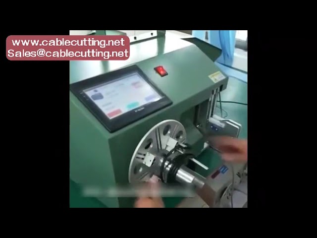 Máquina automática de bobinado de alambre de 5-30-18, 45-40 y 80mm con pantalla táctil digital todo en uno