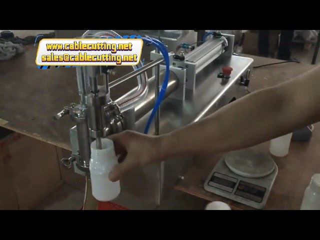 Máquina llenadora para botellas de vidrio pequeñas 10ml-300ml – Perfume, bebidas, jabón líquido