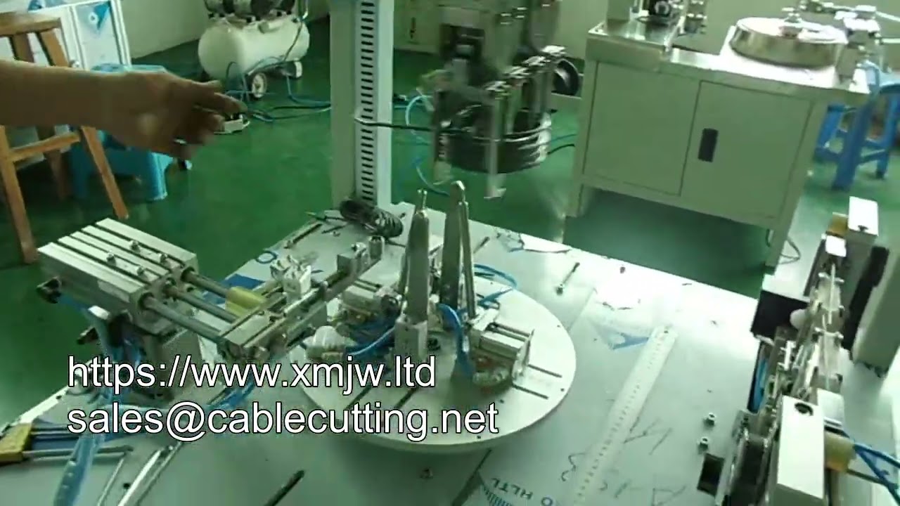 Máquina Automática de Bobinado de Alambre y Atado de Cables