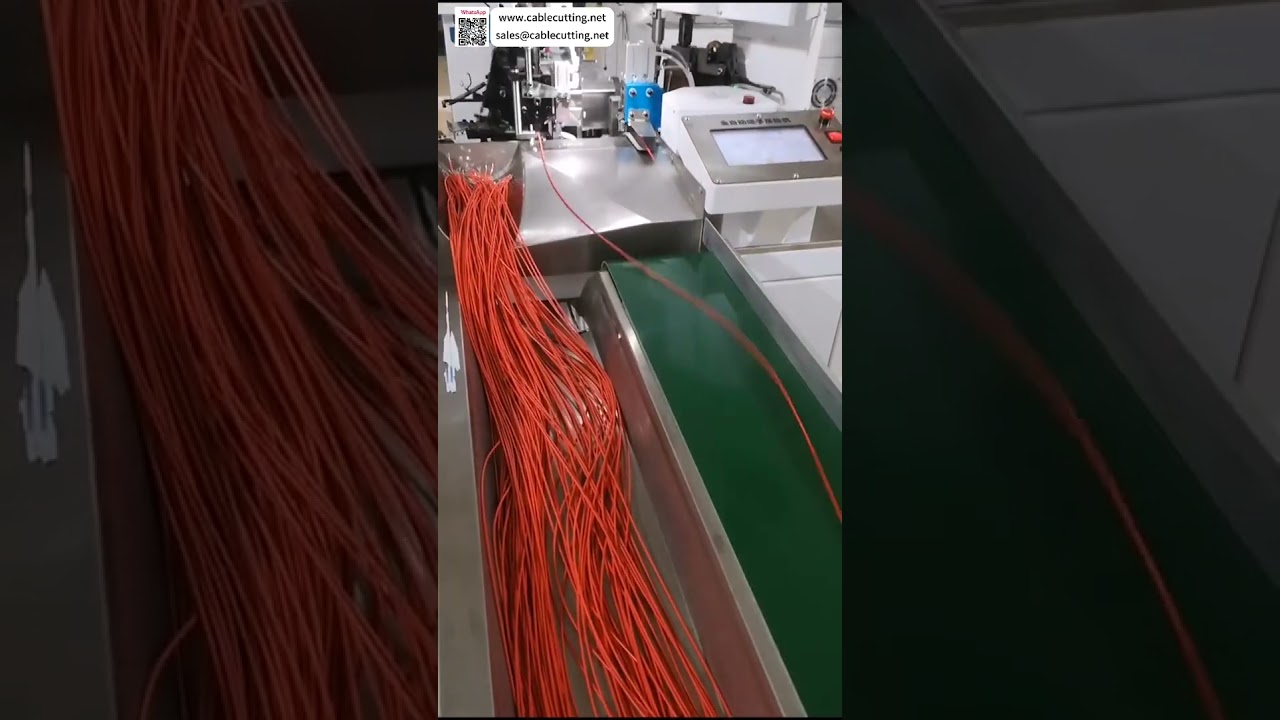 Crimpadora de Terminales de Doble Cabezal con Alimentación Servo Automática y Control de Longitud | Máquina Eficiente para Procesos Electrónicos