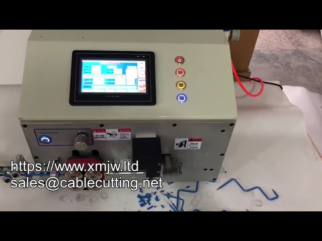 Máquina Pelacables WPM-09N: Corte, Pelado y Doblado de Cables Flexibles y Rígidos para Control Eléctrico