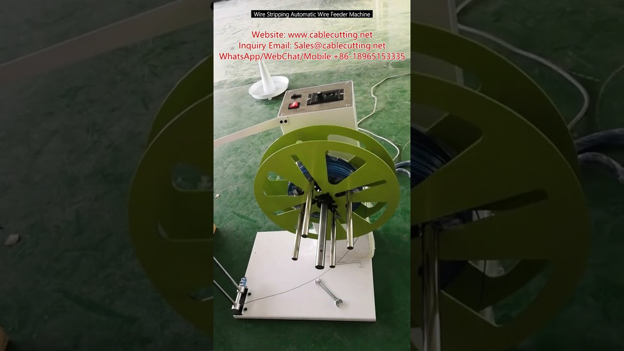 Máquina Automática de Pelado y Alimentación de Cables | Alta Eficiencia
