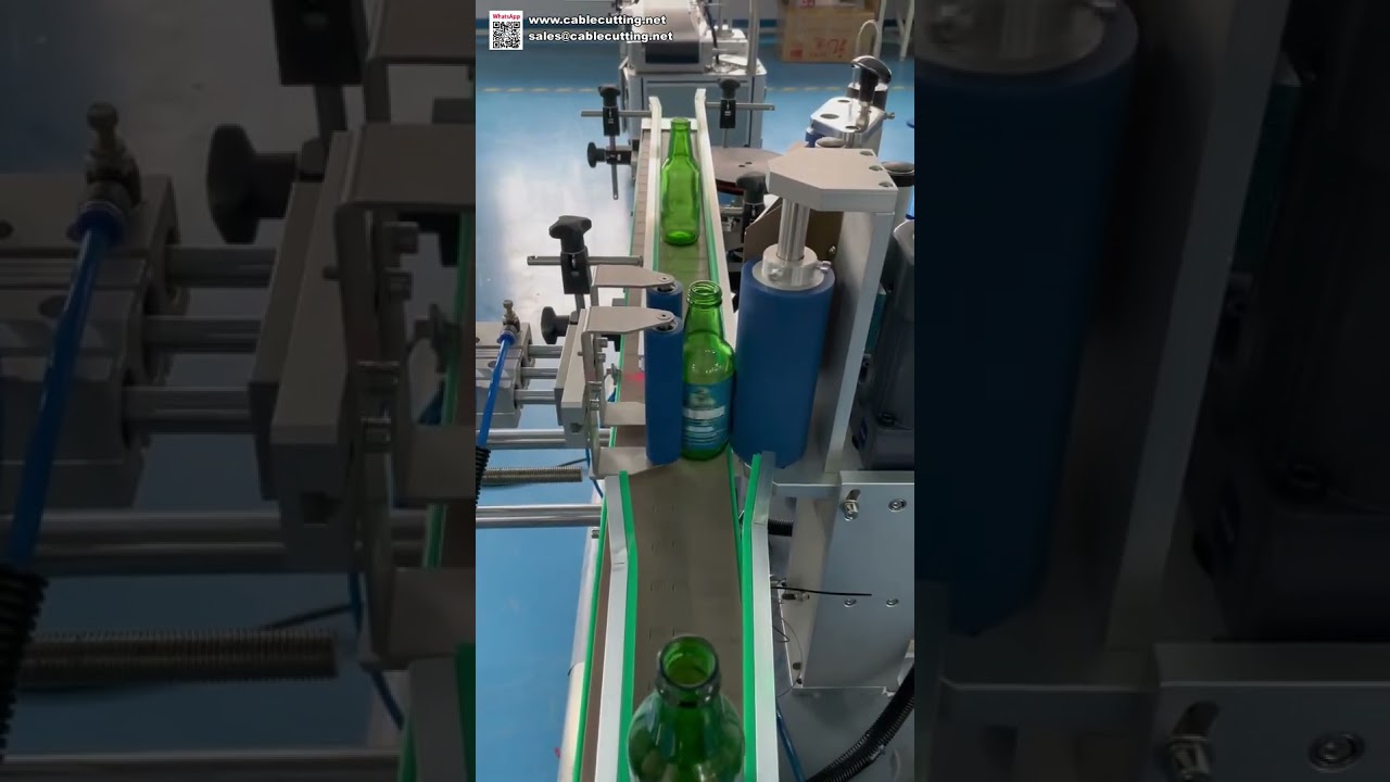 Máquina Etiquetadora Automática para Botellas de Cerveza | Aplicadora de Etiquetas de Alta Velocidad para Vidrio en Cervecerías