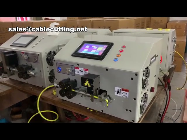 Máquina de Doblado y Pelado de Cables de 6mm² | Longitud de Plegado Mínima de 2.5mm | Procesamiento Automatizado