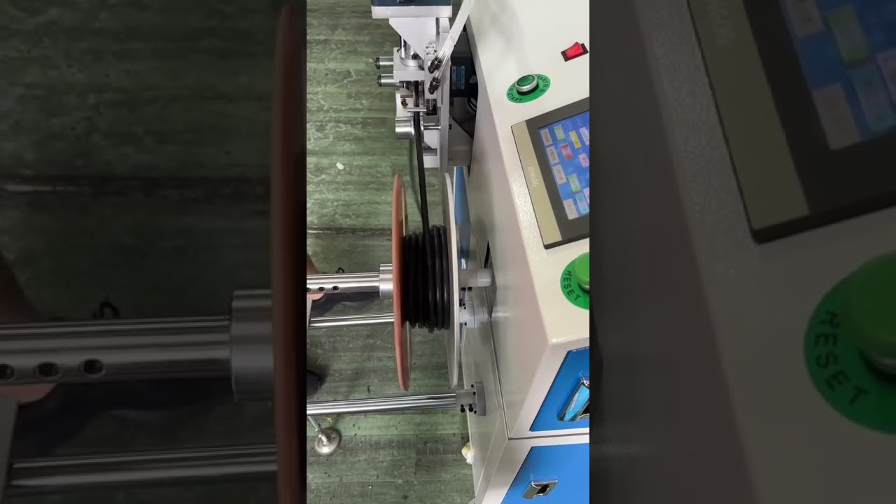 Máquina de Bobinado y Medición Precisa para Alambres de 9mm – Rollos de 11m con Velocidad Ajustable y Personalizable