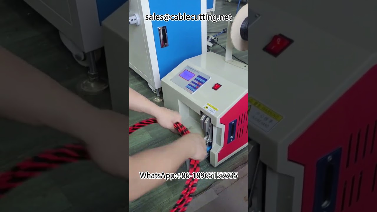 Enhebrador de Pared Eléctrico: Conteo, Rebobinado y Corte Automático en Una Sola Máquina