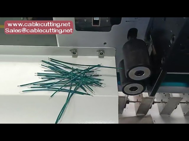 Máquina de pelar y trenzar cables de alta productividad para calibres 32-10 AWG