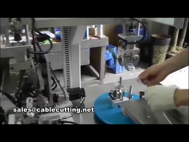Máquina bobinadora automática para alambre recubierto de plástico transparente