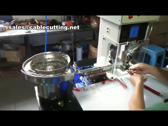 Máquina Crimpadora de Disco Vibratorio para Terminales Únicos | Crimpado Automático de Alta Velocidad
