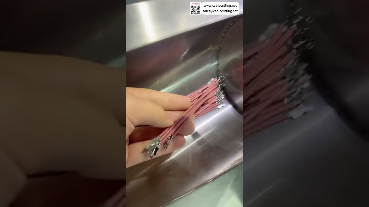Engaste de terminales con alimentación inversa de tira para cables de silicona: operaciones personalizadas y pruebas - Versión corta