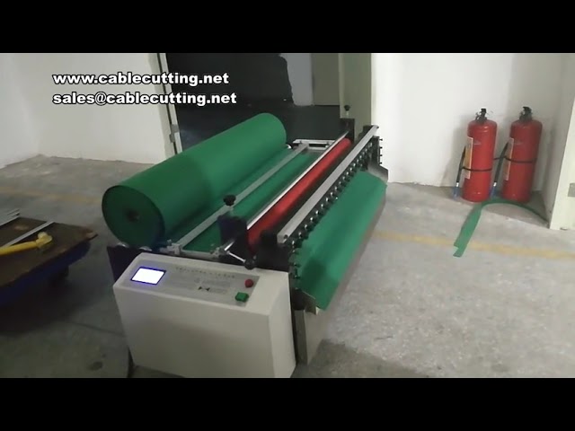 Máquina de corte automática para no tejidos, film PVC, papel aislante y cobre autoadhesivo | Cortadora industrial eficiente