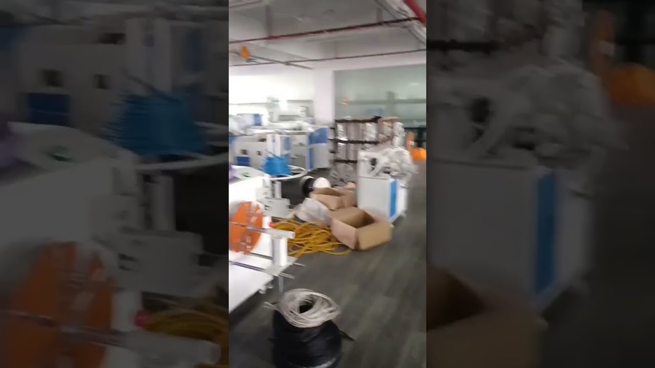 Máquina Automática de Bobinado de Alambre con Contador de Metros #fábrica #maquinaria