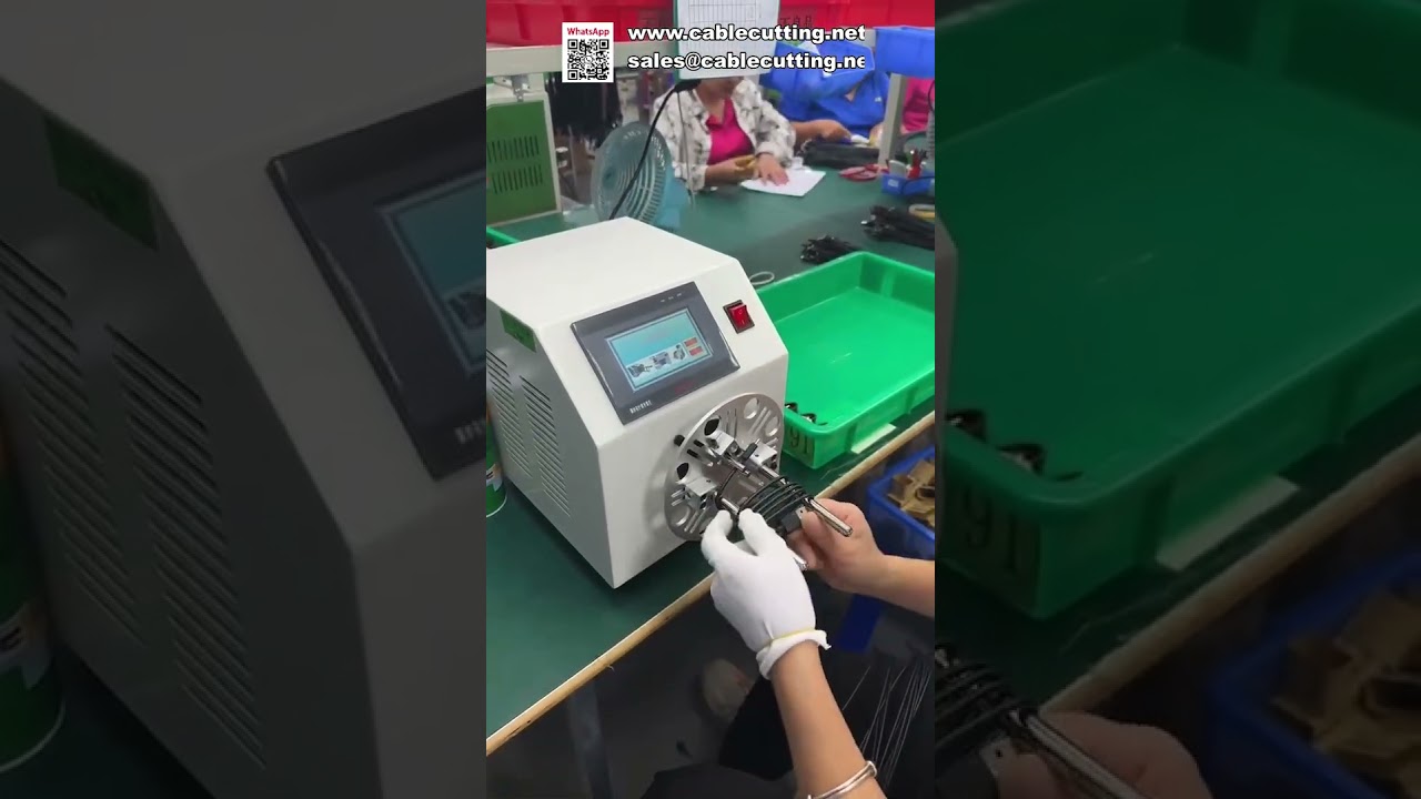 Máquina Automática para Bobinar y Atar Cables y Alambres