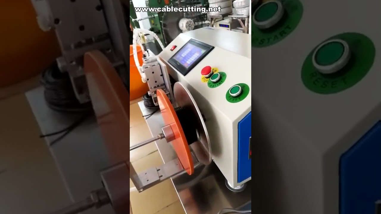 Máquina de bobinado automática de mesa con alineación automática para corte y bobinado de alambre