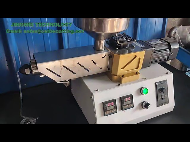 Máquina de Inyección de Plástico SJ25 | Extrusora de Polímero de Sobremesa con Tornillo Simple
