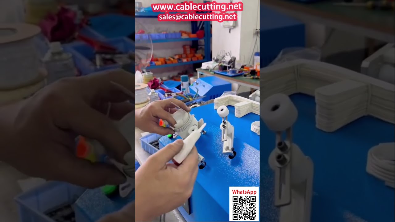 Máquina de Bobinado de Cables de Datos para Empaque en Tarjeta de Papel