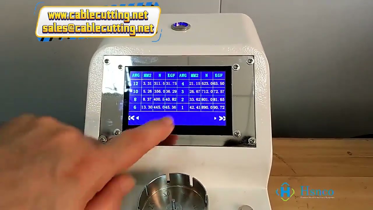 Probador Motorizado de Fuerza de Tracción para Terminales de Crimpado de Cable - 500N/50kg