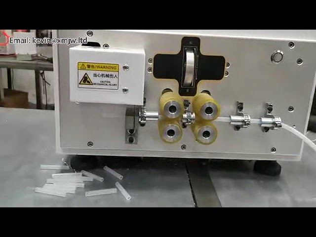 Máquina cortadora computarizada de tubos de silicona OD 1-10mm | Cortadora de alta velocidad para PPC, PE y termocontraíble
