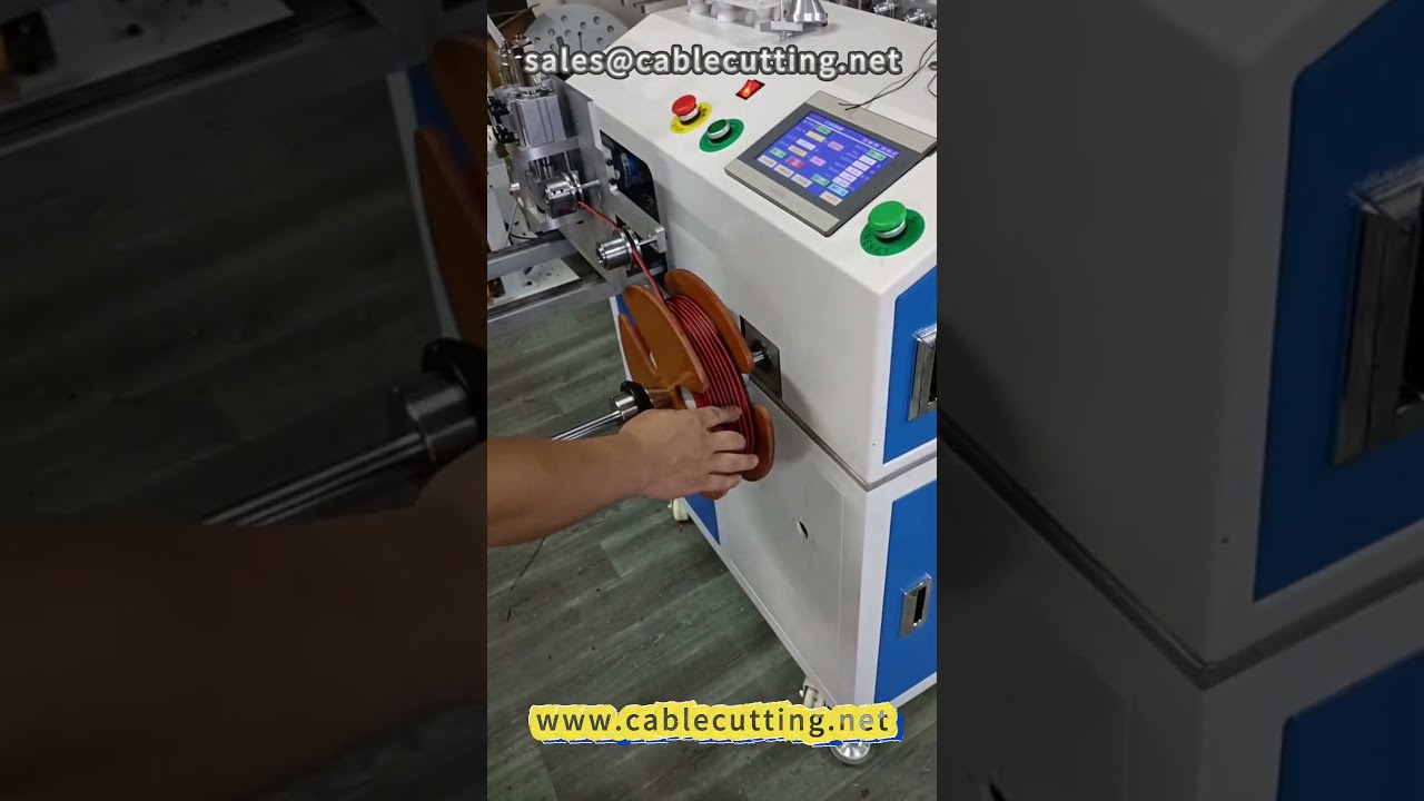 Máquina bobinadora de alambre de audio de doble paralelo | Procesamiento de alambre #bobinadora #audio