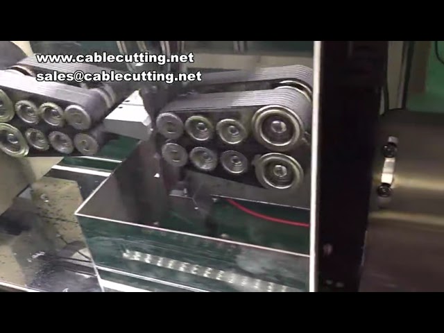 Máquina peladora rotativa de cable coaxial para arneses y blindaje