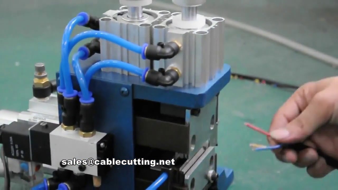 Máquina Pelacables y Retorcedora Neumática 3FN - Procesamiento Automático de Cables