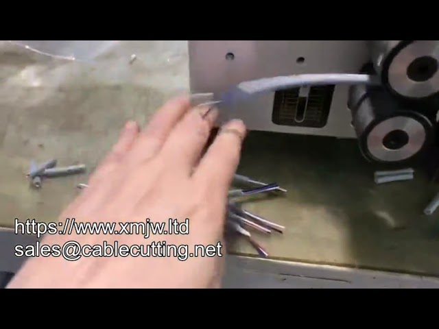 Máquina Automática WPM 360 para Corte, Pelado y Torsión de Cables Móviles (1-999999mm) - JINGWEI