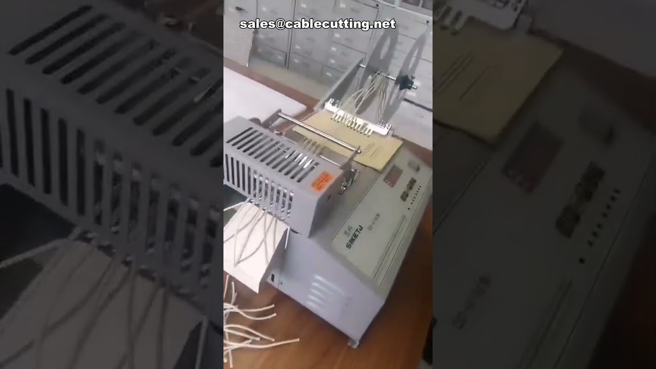 Máquina Automática Computarizada para Corte de Cinta Elástica y Tiras de Mascarillas