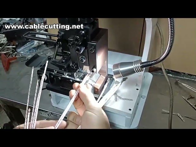 Máquina de Crimpado de Conectores, Equipo Automático para Terminales, Procesamiento de Cables de Cobre Eléctrico