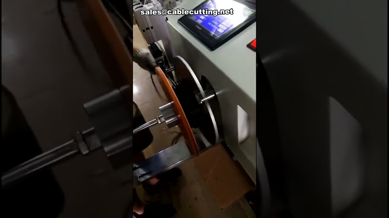 Máquina automática para clasificar, bobinar y enrollar cables | Proceso eficiente