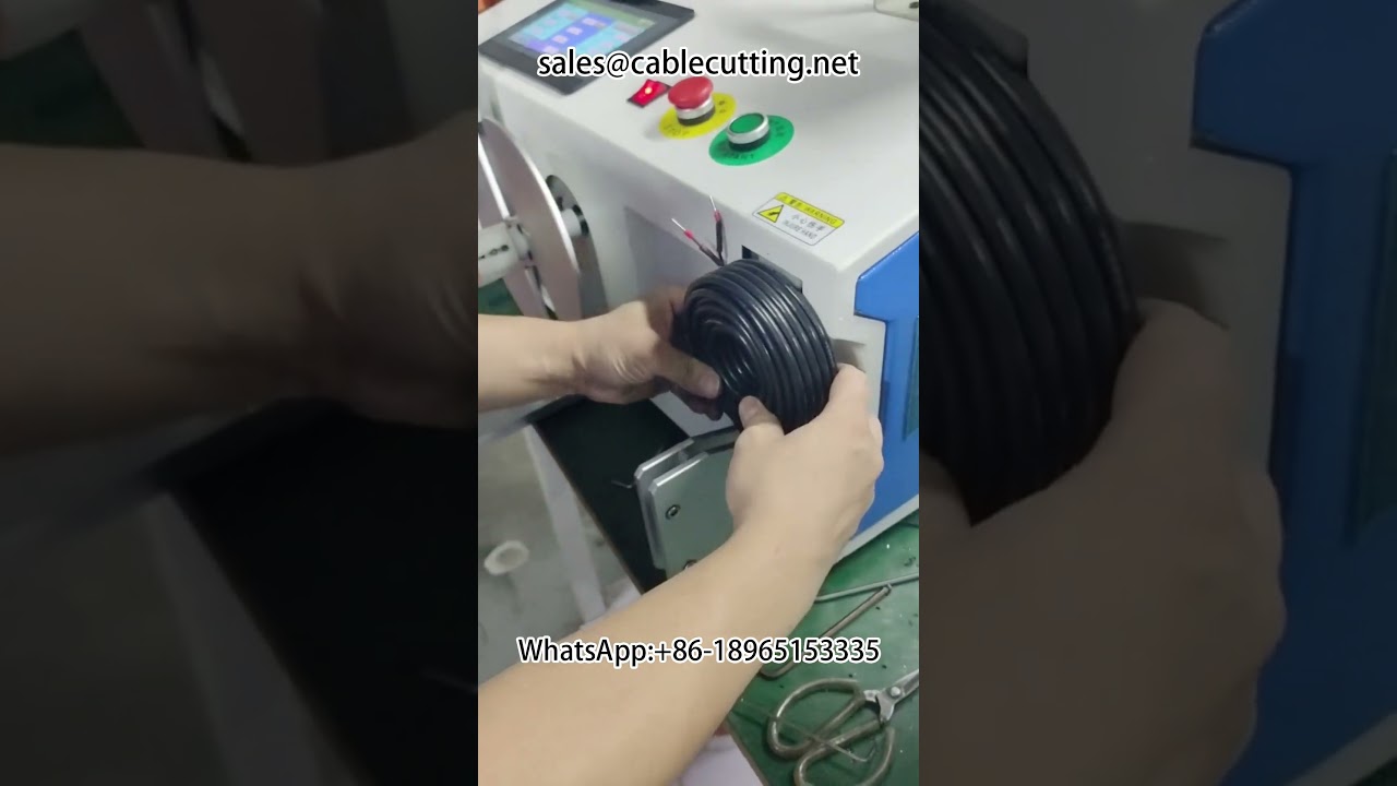 Máquina de bobinado y atado de precisión #máquina de bobinar cables #procesamiento de cables #fabricación de arneses