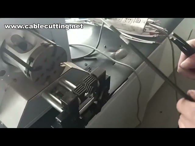 Máquina Peladora Rotativa para Cable Coaxial | Pelado Automático de Precisión