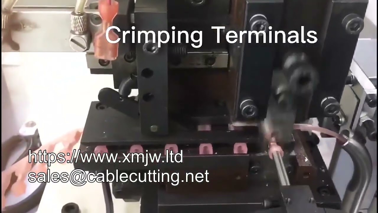 Máquina de Crimpado Semiautomática de 40t para Arneses de Cable Grandes - Crimpadora de Terminales Eléctricos de Alta Precisión