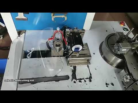 Máquina automática para atar y bobinar cables con alambre torcido - Fabricada en China