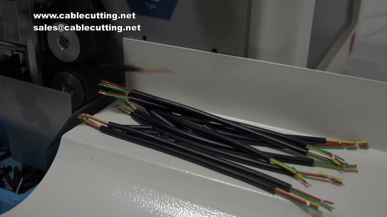 Máquina Peladora de Cables Automática Computerizada 0.1-6mm, Corte y Pelado con Tracción en las Cuatro Ruedas 220V