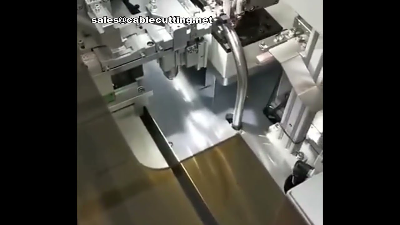 Máquina de Inmersión Monocabeza Totalmente Automática para Cable Plano - Pelado y Crimpado de Terminales