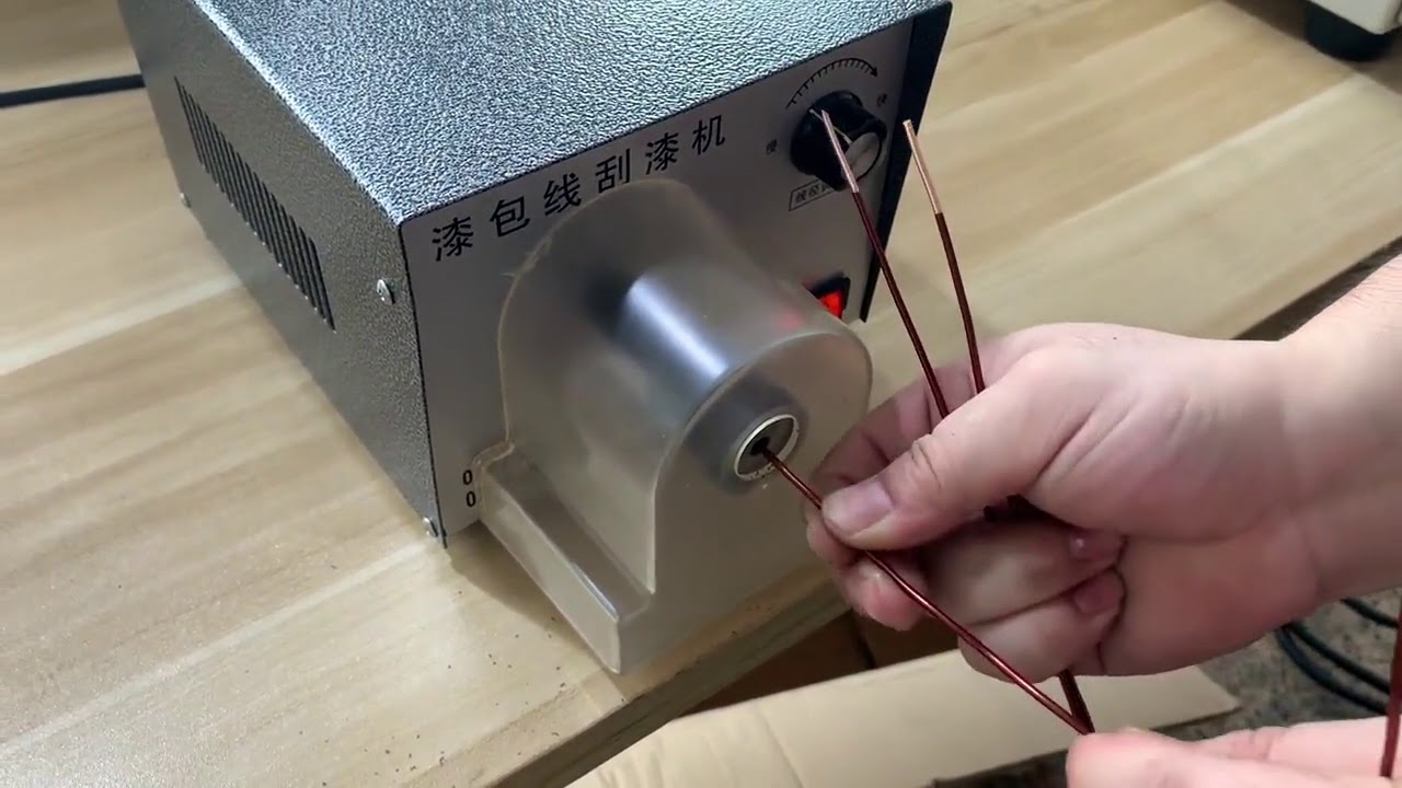 Máquina Peladora y Raspadora de Alambre de Cobre Esmaltado - Eliminación Eficiente de Aislamiento